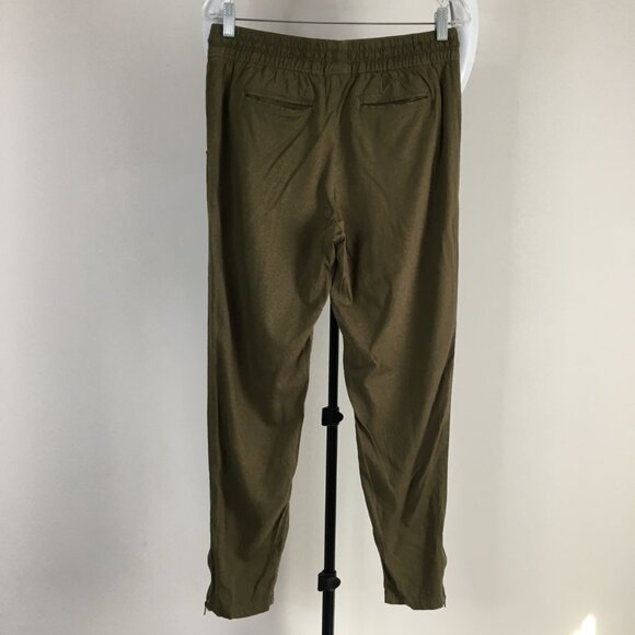 LUCKY BRAND Green Zip Ankle Drawstring Waist Jogger Pant - Picture 8 of 14